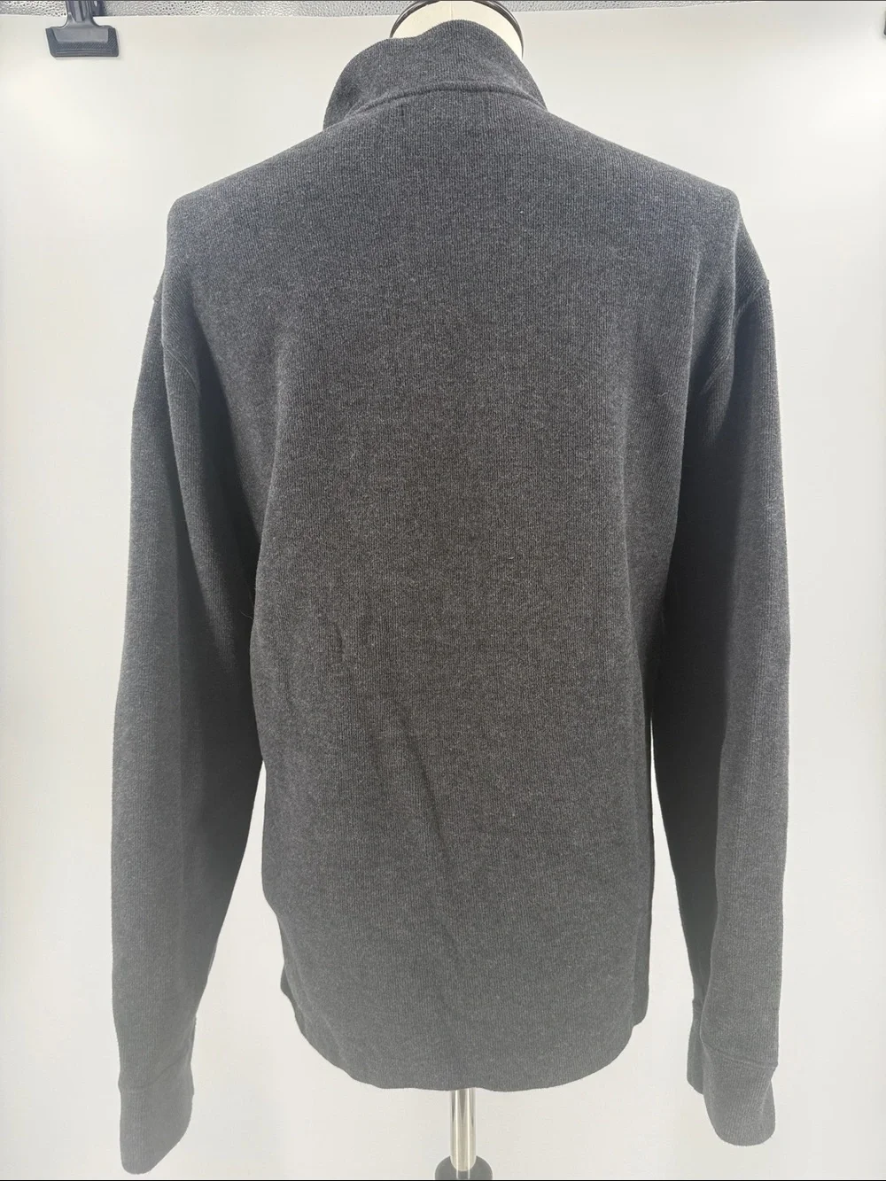Charcoal Half-Zip Men’s Sweater